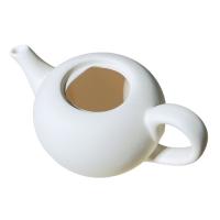 アフタヌーンティーポット【高さ約 13cm　×　幅約 19cm　×　奥行約 11.5cm】